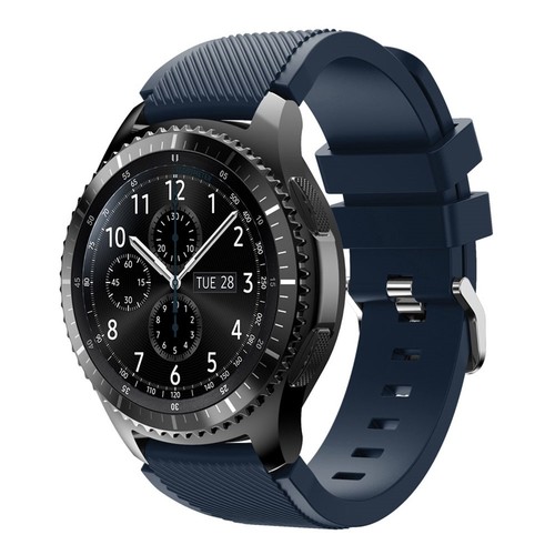 22mm Sport Silikon Armband Uhrenarmband für Samsung Galaxy Gear S3 Classic Uhr - Picture 15 of 21