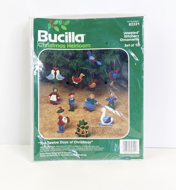 Download Bucilla Christmas Craft Holiday Horses Set Of 12 Felt Ornaments 83210 For Sale Online Ebay PSD Mockup Templates