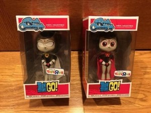 Funko Rock Candy Vinyl Raven Pink & White Grey Teen Titans Go! ToysRUs Exclusive | eBay