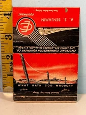 Electronic Communications Equip. Co. Royal Flash Billboard Matchbook