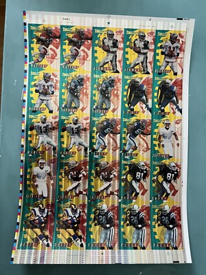 1995 Collectors Edge Excalibur Uncut Sheet - SUBSET TekTech - RARE