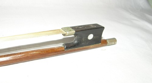 Alter GEIGENBOGEN/VIOLINENBOGEN, Gesamtlänge ca. 74 cm, Perlmutt - Bild 5 von 15