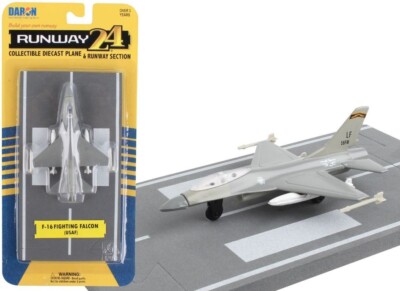 Aeroplano Giocattolo Daron Runway 24 Cessna 172 - Blu E Bianco, Die-Cast, Scala 1:24 Circa