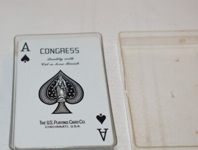 congress card and tobacco Congress Playing Cards Quality with Cel-u-tone Finish, The US Playing Card  Co