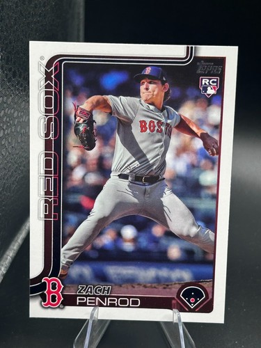 2025 Topps Series 2 Baseball #698 Zach Penrod - Boston Red Sox RC