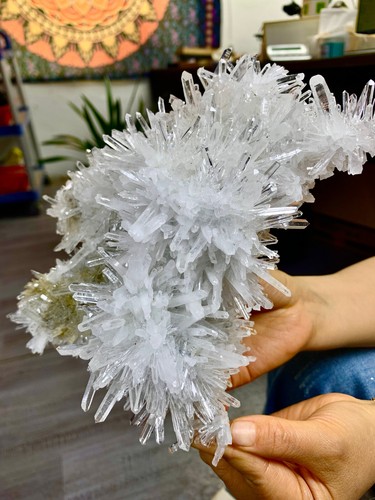 2.58LB Natural transparent chrysanthemum crystal cluster crystal specimen - Picture 15 of 20