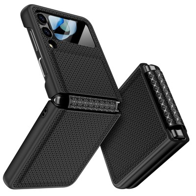 für Samsung Galaxy Z Flip 4 Hülle mit Scharnierschutz & Displayschutzfolie Ru...