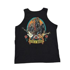 Camiseta Sin Mangas Oficial De Guns N' Roses Con Cruz Vintage - Música Rock, Moda Clásica