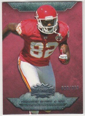   2012 Topps Triple Threads Red #32 Dwayne Bowe /989 Kansas City Chiefs  