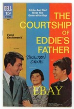 "The Courtship of Eddie's Father" Dell 1970 TV comic book signed Brandon Cruz
