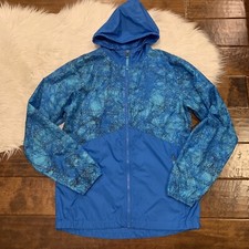 The North Face Boys Jacket Flurry Wind Hoodie Jacket Size XL 18 20 Blue