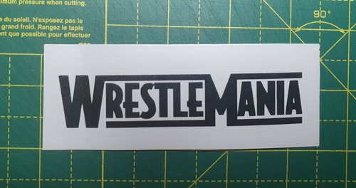 Wrestle Mania Vinyl Decal Sticker for Home, wall, décor, bar, café - Picture 1 of 15