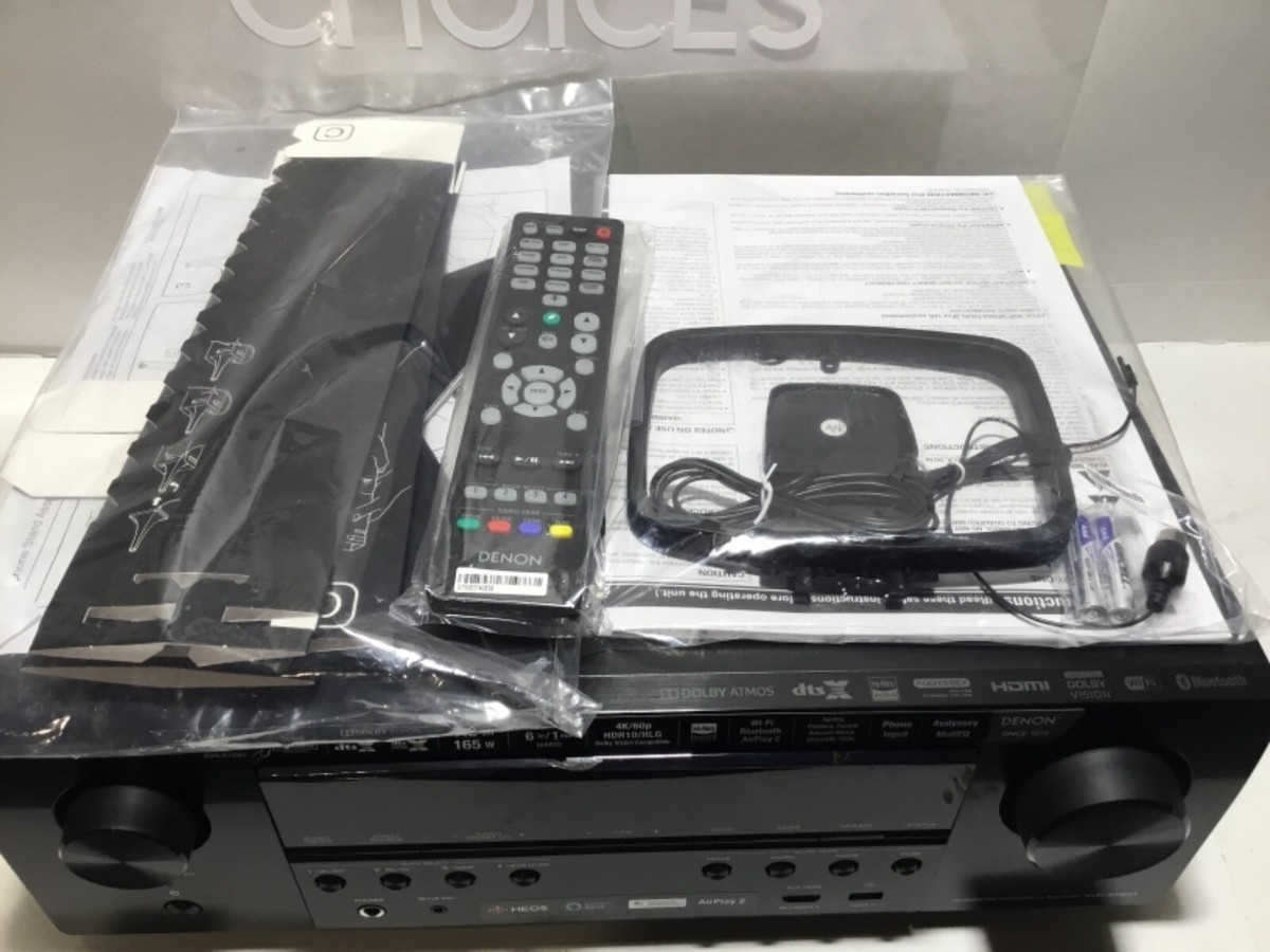 Denon AVR-S750H 7.2 Channel FULL 4K Dolby Atmos AV Receiver-L👀K