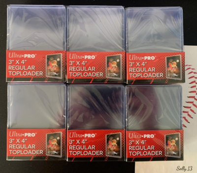 150 Ultra Pro 3x4 Regular Toploaders TOP LOADER #81222 RIGID CLEAR