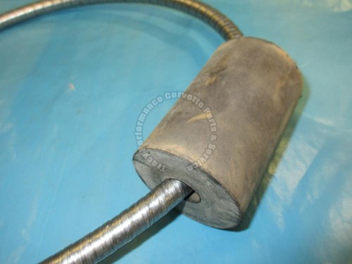 1958-1961 Corvette Tach Cable 1585653 Fuel Injection w/ Firewall Seal Steel Case - Bild 5 von 5