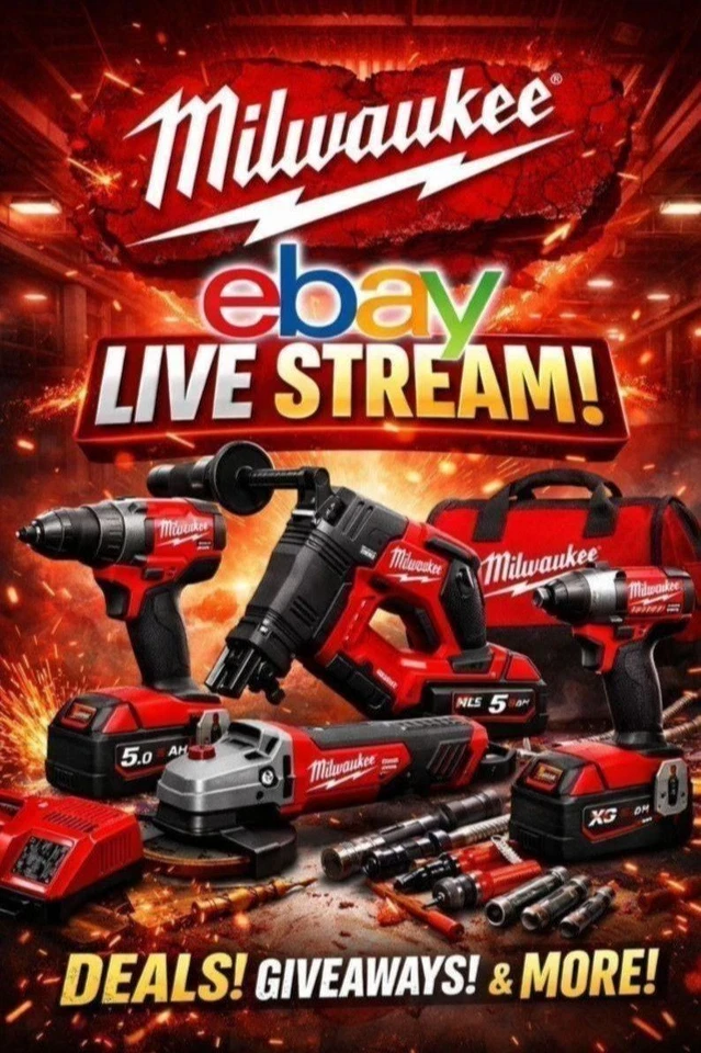 $1 Start Milwaukee Tool Blowout Live