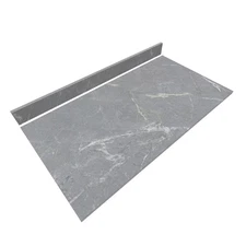 4 Ft. L X 25 In. D Engineered Composite Countertop in Soapstone Mist with Satin 
