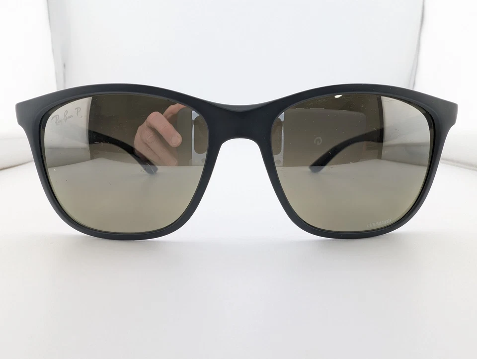 Ray-Ban Sunglasses, Polarized Lenses, Chromance RB 4330-CH 3P, ..-17-145, Italy - Image 2 of 4