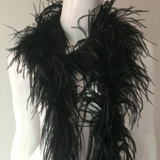 2Yards/Lot 1.9 Meter Ostrich Feather Boa 1-Ply Costume Decoration Feat