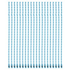 Ball Bead Chains, 5.9 Inch, Sky Blue  60 Pcs , Dog Tag Chain Keychain
