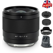 VILTROX AF 15mm F1.7 APS-C Wide Angle Autofocus Prime Lens for Sony E Mount