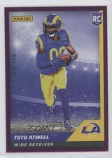 2021 Panini NFL Sticker & Card Collection Purple 42/149 Tutu Atwell #94 0rm6