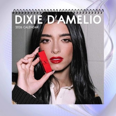 2026 Dixie D Amelio Calendar, Pop Star Fashion Wall Decor