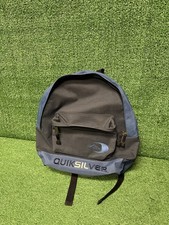 Vintage Y2K Quiksilver Storm proof Backpack Navy Blue Skate Surf Grunge Classic