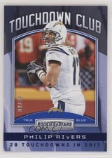 2018 Panini Rookies & Stars Touchdown Club True Blue 9/49 Philip Rivers eq1