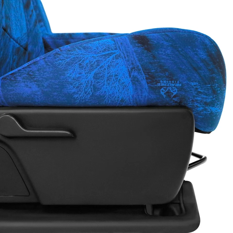 For GMC Sierra 1500 HD 01-02 Seat Cover Realtree Fishing 2nd Row Camo Dark Blue - Imagem 2 de 4