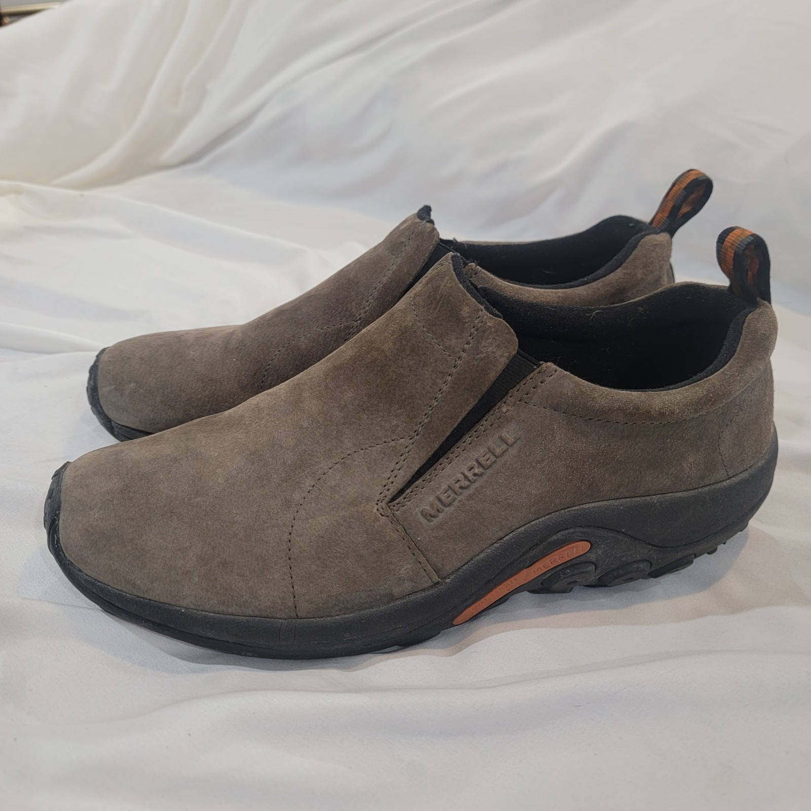 Scarpe da uomo Merrell Jungle Moc slip on taglia 13 grigio fumo di pistola