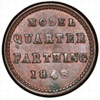 1848 Victoria Farthing — photo from another recent sale