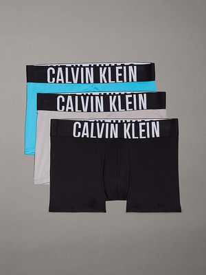 Calvin Klein Underwear 3er Pack Intense Microfibre Power Trunks - Schwarz / Carnival