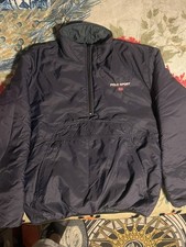 Vintage Polo Sport Ralph Lauren Jacket Men XL Blue Green Reversible Puffer 90s