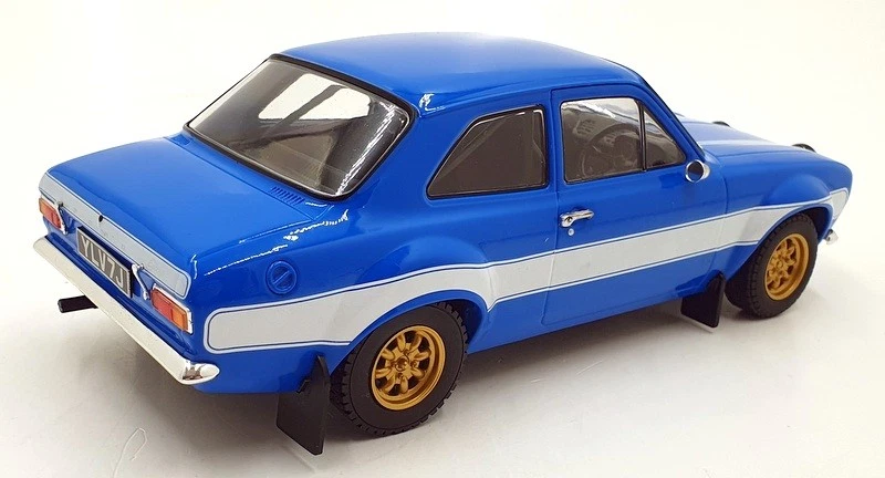 Greenlight 1/18 Scale 12800-BA - Brian's 1974 Ford Escort RS2000 MK1 - Blue - Image 2 of 4
