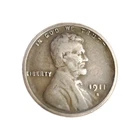 1911 S Very Good  Lincoln Wheat Cent Semi Key Copper US coin