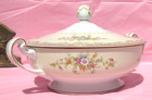 Noritake, Naomi Scroll Pattern, 8 3/4" Vegetable Bowl with Lid, circa 1948-1952 — photo 5