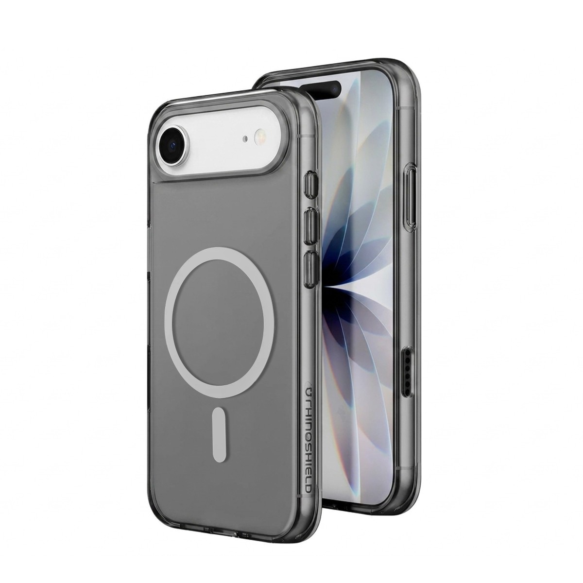 Coque iPhone Air s recharge sans fil magnétique anti-choc transparente