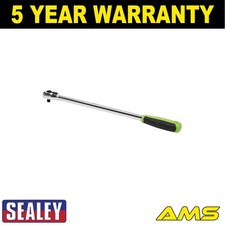 Image of Sealey Siegen Extra-Long Ratchet Wrench with Flip Reverse 1/4"Sq Drive S01256