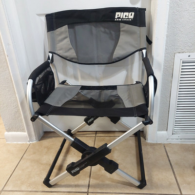 GCI Outdoor PICO Arm Chair Compact Folding Director's Camp Seat