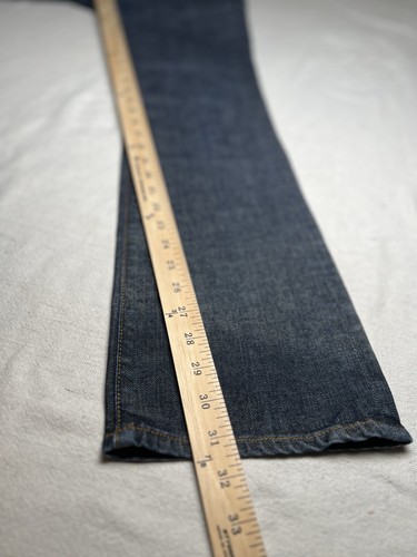 J. Jeans donna Crew Bootcut lavaggio scuro taglia 27 Y2k vita bassa made in USA elasticizzato - Foto 3 di 11