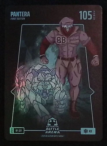 2026 Bo Jackson Battle Arena Battlefoil Pantera Ice BF-221 Card