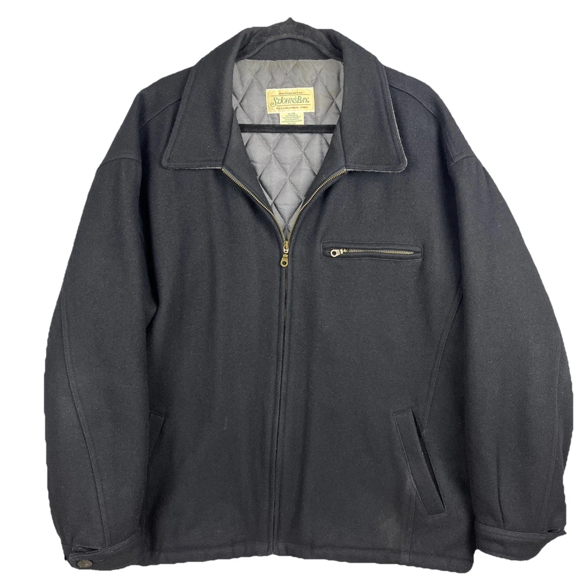 St. John's Bay Coats, Jackets & Vests for Wool Outer Shell Men for