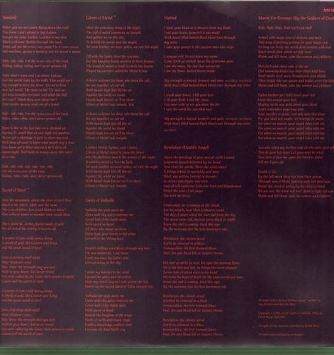 Manowar Into Glory Ride LP vinyl UK Music For Nations 1983 MPO pressing LP with - Picture 5 of 6