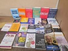 Lot of 50 Business Books Tony Robbins Dave Ramsey Gladwell Leadership Finance