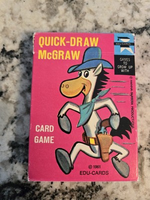 1961 Quick Draw McGraw Ed-U-CARDS IN ORIG BOX WITH INSTRUCTIONS