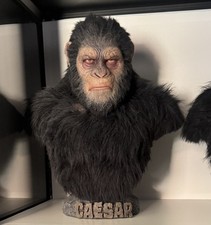 RARE Blue box hyper War For The planet Of The apes Old Caesar Life size bust