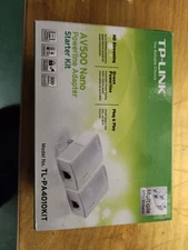 TP-Link TL-PA4010 KIT AV500 5000Mbps Nano Powerline Ethernet Adapter (2 Units)