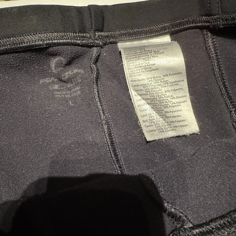 Mujer Perla Izumi Ciclismo Leggings Pantalones Grandes Térmicos Polar Tobillo Cremallera Negro Foto 4 de 4