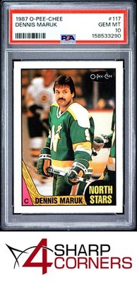 1987 O-PEE-CHEE #117 DENNIS MARUK PSA 10